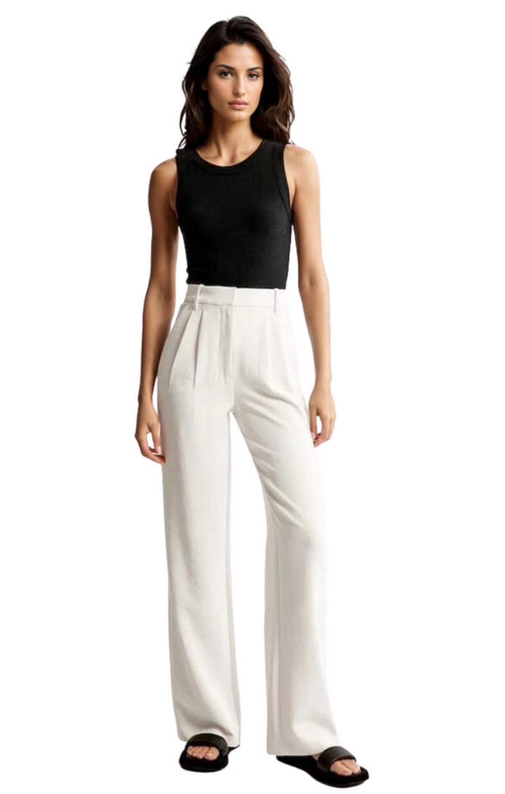 Wide Leg Tailored Pants