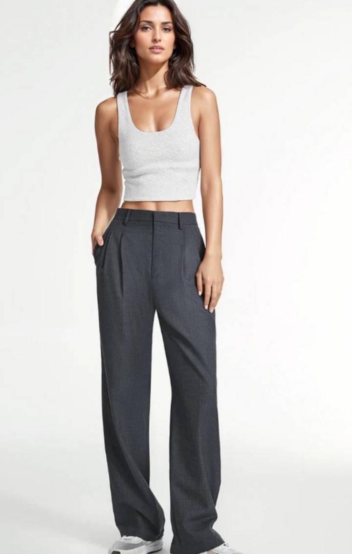 Wide Leg Tailored Pants